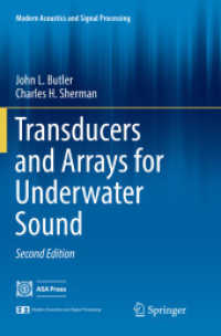 Transducers and Arrays for Underwater Sound (Modern Acoustics and Signal Processing) （2ND）
