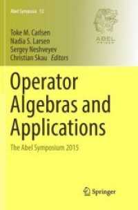 Operator Algebras and Applications : The Abel Symposium 2015 (Abel Symposia)