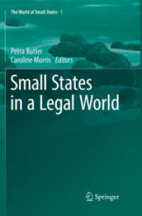 Small States in a Legal World (The World of Small States)