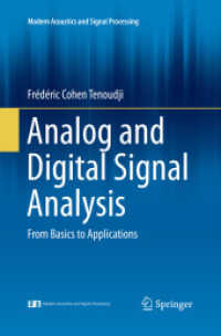 Analog and Digital Signal Analysis : From Basics to Applications (Modern Acoustics and Signal Processing)