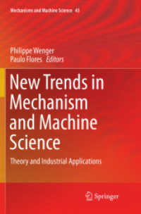 New Trends in Mechanism and Machine Science : Theory and Industrial Applications (Mechanisms and Machine Science)