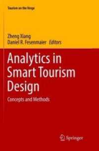 Analytics in Smart Tourism Design : Concepts and Methods (Tourism on the Verge)