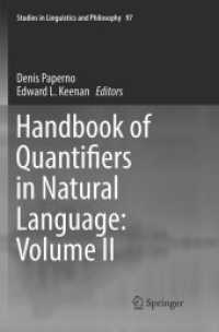 Handbook of Quantifiers in Natural Language: Volume II (Studies in Linguistics and Philosophy)