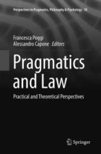 Pragmatics and Law : Practical and Theoretical Perspectives (Perspectives in Pragmatics, Philosophy & Psychology)