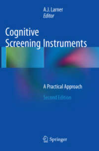 Cognitive Screening Instruments : A Practical Approach （2ND）
