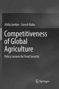 Competitiveness of Global Agriculture : Policy Lessons for Food Security