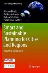Smart and Sustainable Planning for Cities and Regions : Results of SSPCR 2015 (Green Energy and Technology)