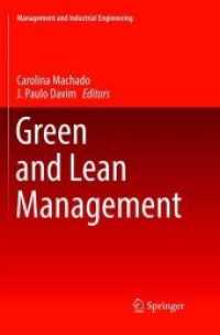 Green and Lean Management (Management and Industrial Engineering)