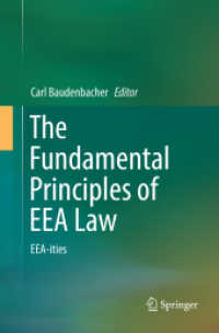 The Fundamental Principles of EEA Law : EEA-ities