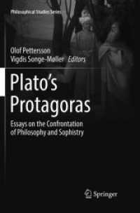 Plato's Protagoras : Essays on the Confrontation of Philosophy and Sophistry (Philosophical Studies Series)