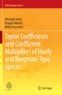 Taylor Coefficients and Coefficient Multipliers of Hardy and Bergman-Type Spaces (Rsme Springer Series)