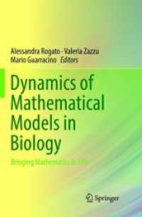 Dynamics of Mathematical Models in Biology : Bringing Mathematics to Life