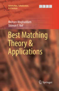 Best Matching Theory & Applications (Automation, Collaboration, & E-services)