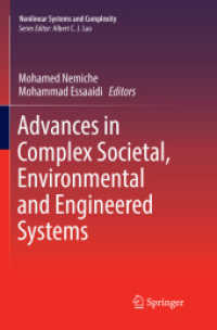 Advances in Complex Societal, Environmental and Engineered Systems (Nonlinear Systems and Complexity)