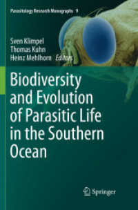 Biodiversity and Evolution of Parasitic Life in the Southern Ocean (Parasitology Research Monographs)