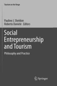 Social Entrepreneurship and Tourism : Philosophy and Practice (Tourism on the Verge)