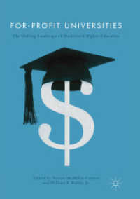 For-Profit Universities : The Shifting Landscape of Marketized Higher Education