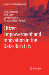 Citizen Empowerment and Innovation in the Data-Rich City (Springer Tracts in Civil Engineering)
