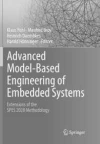 Advanced Model-Based Engineering of Embedded Systems : Extensions of the SPES 2020 Methodology