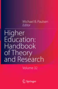 Higher Education: Handbook of Theory and Research : Published under the Sponsorship of the Association for Institutional Research (AIR) and the Association for the Study of Higher Education (ASHE) (Higher Education: Handbook of Theory and Research)