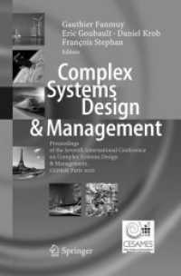 Complex Systems Design & Management : Proceedings of the Seventh International Conference on Complex Systems Design & Management, CSD&M Paris 2016