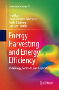 Energy Harvesting and Energy Efficiency : Technology, Methods, and Applications (Lecture Notes in Energy)