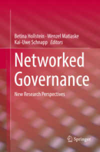 Networked Governance : New Research Perspectives