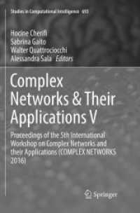 Complex Networks & Their Applications V : Proceedings of the 5th International Workshop on Complex Networks and their Applications (COMPLEX NETWORKS 2016) (Studies in Computational Intelligence)