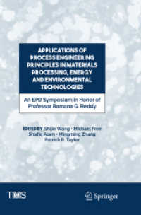 Applications of Process Engineering Principles in Materials Processing, Energy and Environmental Technologies : An EPD Symposium in Honor of Professor Ramana G. Reddy (The Minerals, Metals & Materials Series)