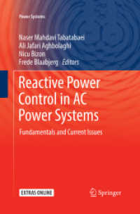 Reactive Power Control in AC Power Systems : Fundamentals and Current Issues (Power Systems)