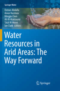 Water Resources in Arid Areas: the Way Forward (Springer Water)