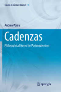 Cadenzas : Philosophical Notes for Postmodernism (Studies in German Idealism)