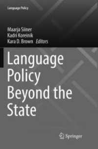 Language Policy Beyond the State (Language Policy)