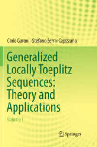 Generalized Locally Toeplitz Sequences: Theory and Applications : Volume I
