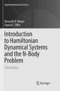 Introduction to Hamiltonian Dynamical Systems and the N-Body Problem (Applied Mathematical Sciences) （3RD）