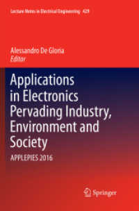 Applications in Electronics Pervading Industry, Environment and Society : APPLEPIES 2016 (Lecture Notes in Electrical Engineering)