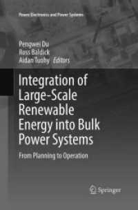 Integration of Large-Scale Renewable Energy into Bulk Power Systems : From Planning to Operation (Power Electronics and Power Systems)