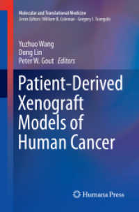 Patient-Derived Xenograft Models of Human Cancer (Molecular and Translational Medicine)