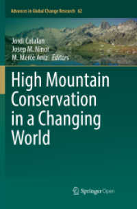 High Mountain Conservation in a Changing World (Advances in Global Change Research)