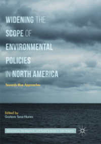 Widening the Scope of Environmental Policies in North America : Towards Blue Approaches (Governance, Development, and Social Inclusion in Latin America)