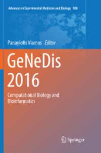 GeNeDis 2016 : Computational Biology and Bioinformatics (Advances in Experimental Medicine and Biology)