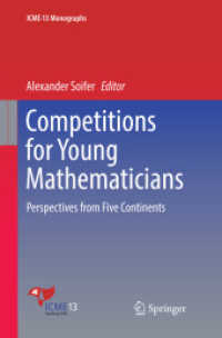 Competitions for Young Mathematicians : Perspectives from Five Continents (Icme-13 Monographs)