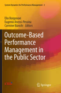 Outcome-Based Performance Management in the Public Sector (System Dynamics for Performance Management & Governance)