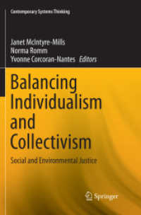 Balancing Individualism and Collectivism : Social and Environmental Justice (Contemporary Systems Thinking)