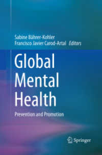 Global Mental Health : Prevention and Promotion