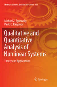Qualitative and Quantitative Analysis of Nonlinear Systems : Theory and Applications (Studies in Systems, Decision and Control)
