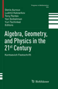 Algebra, Geometry, and Physics in the 21st Century : Kontsevich Festschrift (Progress in Mathematics)