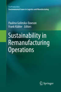 Sustainability in Remanufacturing Operations (Ecoproduction)