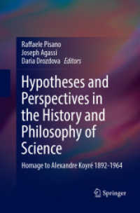 Hypotheses and Perspectives in the History and Philosophy of Science : Homage to Alexandre Koyré 1892-1964
