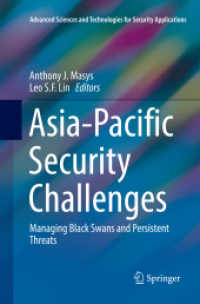 Asia-Pacific Security Challenges : Managing Black Swans and Persistent Threats (Advanced Sciences and Technologies for Security Applications)